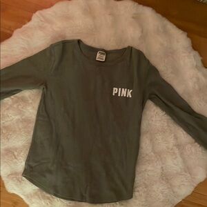 Victoria’s Secret(PINK) Long Sleeve Shirt - Gray
